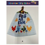 Crochet Top Hand Towel / Tea Towel - Boss of the Kitchen
